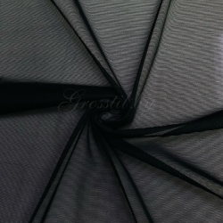 Сетка стрейч черная (Италия)