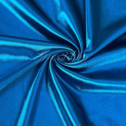 Сатин-вельвет голубой металлик