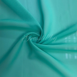 Шифон ментол (отрез)