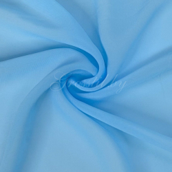 Шифон небесно-голубой